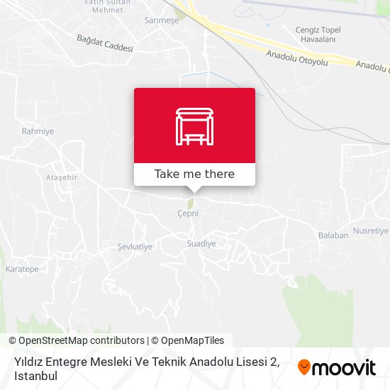 Yıldız Entegre Mesleki Ve Teknik Anadolu Lisesi 2 map