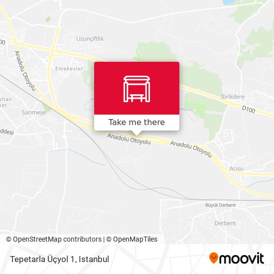 Tepetarla Üçyol 1 map