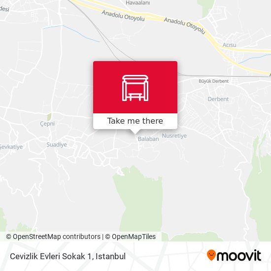 Cevizlik Evleri Sokak 1 map