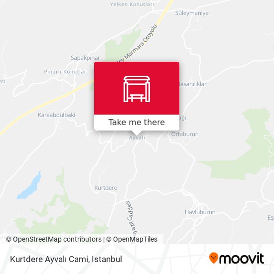 Kurtdere Ayvalı Cami map
