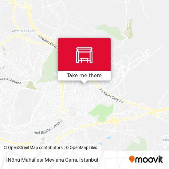İNönü Mahallesi Mevlana Cami map