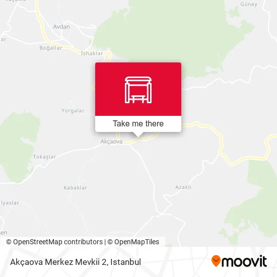 Akçaova Merkez Mevkii 2 map