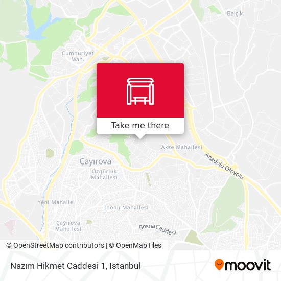 Nazım Hikmet Caddesi 1 map