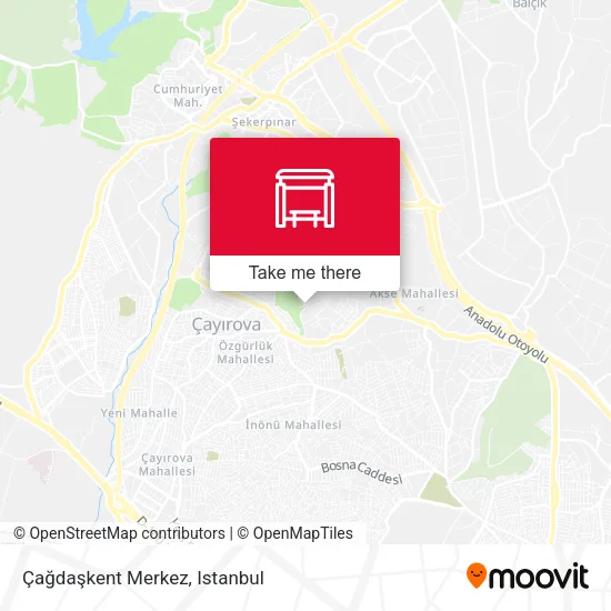 Çağdaşkent Merkez map