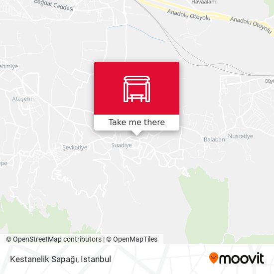 Kestanelik Sapağı map