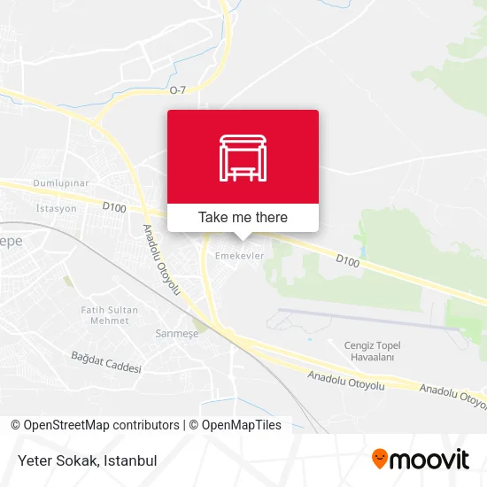 Yeter Sokak map