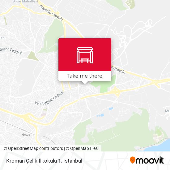 Kroman Çelik İlkokulu 1 map