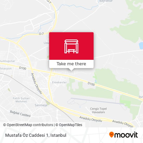 Mustafa Öz Caddesi 1 map
