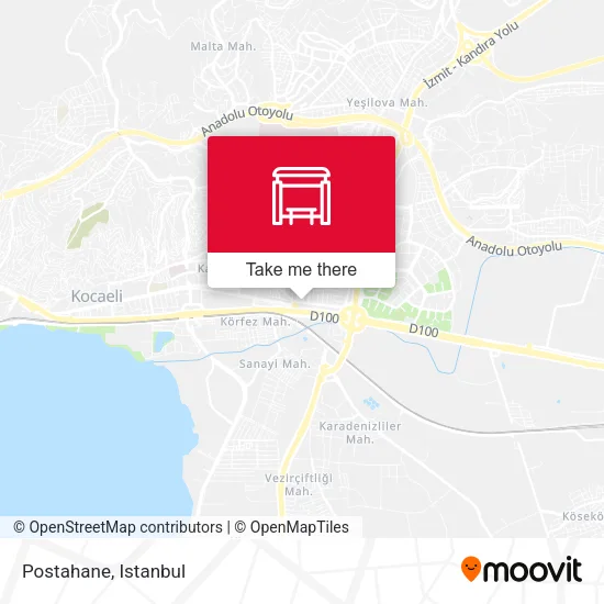 Postahane map