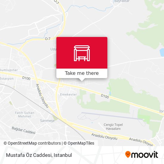 Mustafa Öz Caddesi map