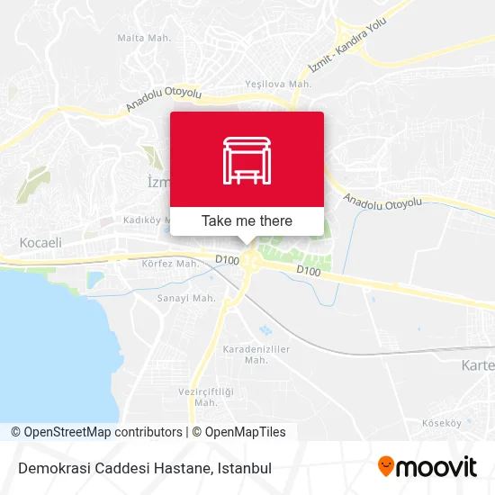 Demokrasi Caddesi Hastane map