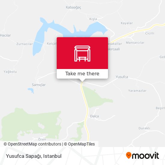 Yusufca Sapağı map