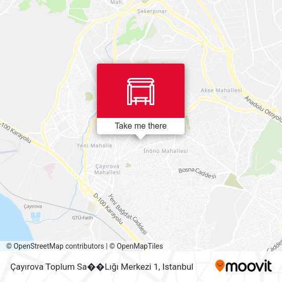 Çayırova Toplum Sa��Lığı Merkezi 1 map
