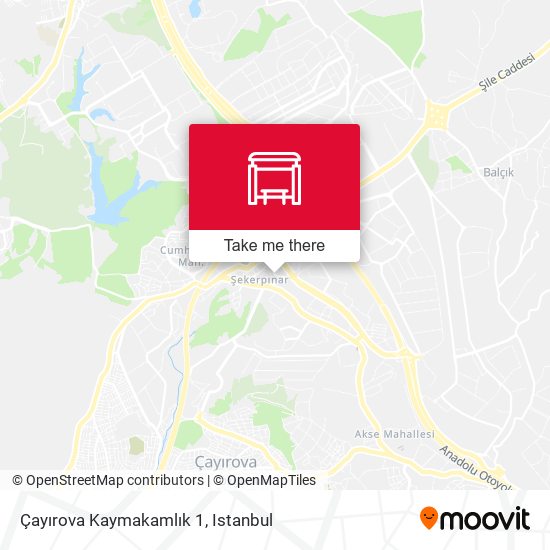 Çayırova Kaymakamlık 1 map