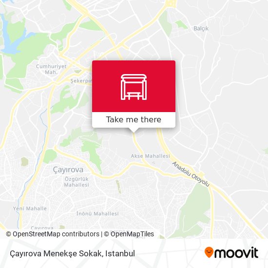 Çayırova Menekşe Sokak map