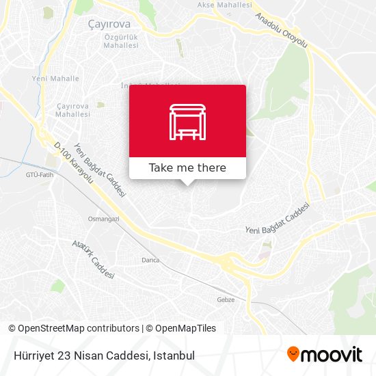 Hürriyet 23 Nisan Caddesi map