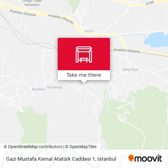 Gazi Mustafa Kemal Atatürk Caddesi 1 map