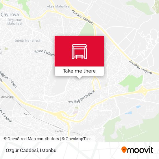 Özgür Caddesi map