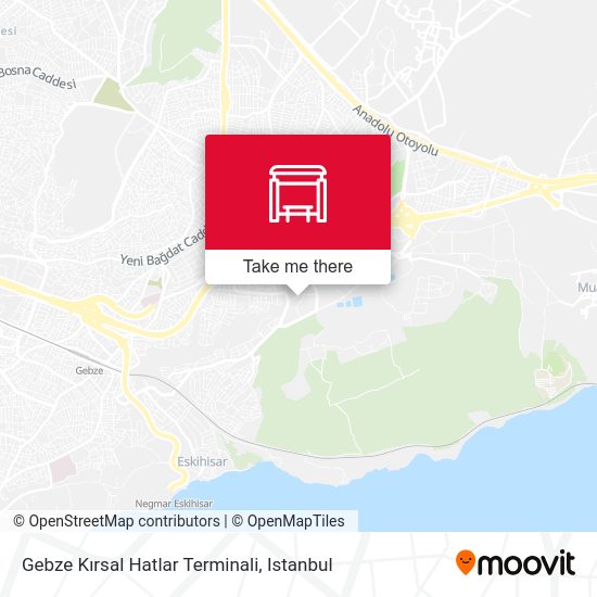 Gebze Kırsal Hatlar Terminali map