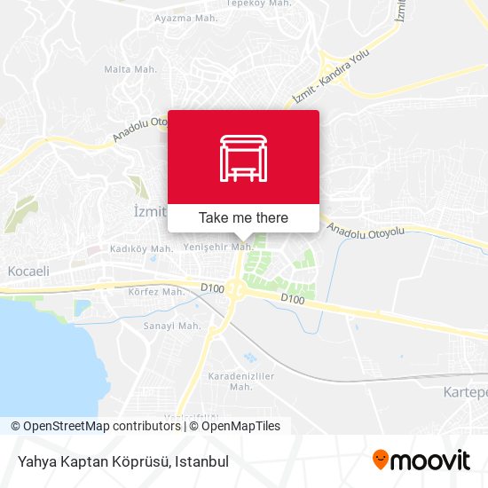 Yahya Kaptan Köprüsü map