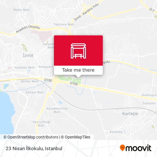 23 Nisan İlkokulu map