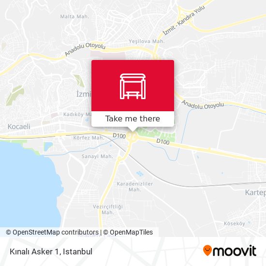 Kınalı Asker 1 map