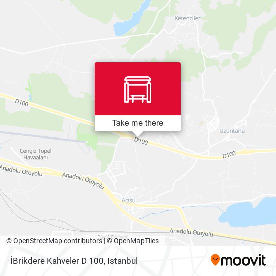 İBrikdere Kahveler D 100 map