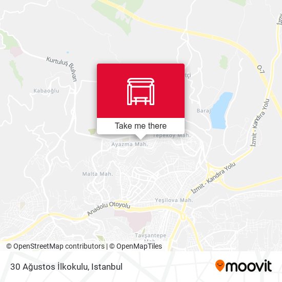 30 Ağustos İlkokulu map