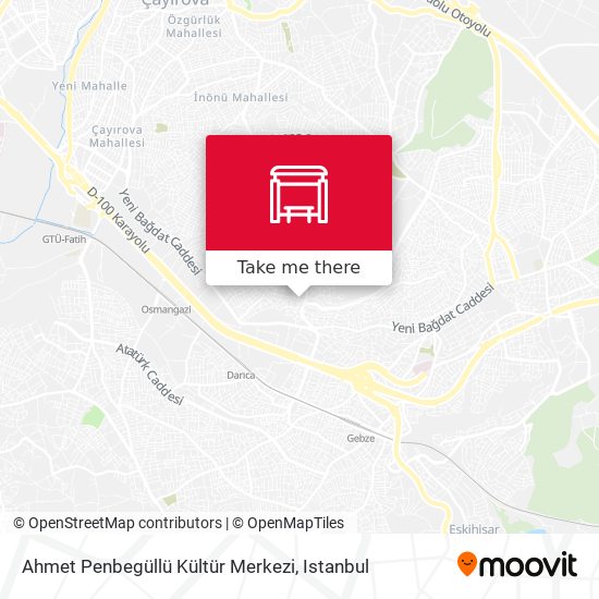 Ahmet Penbegüllü Kültür Merkezi map