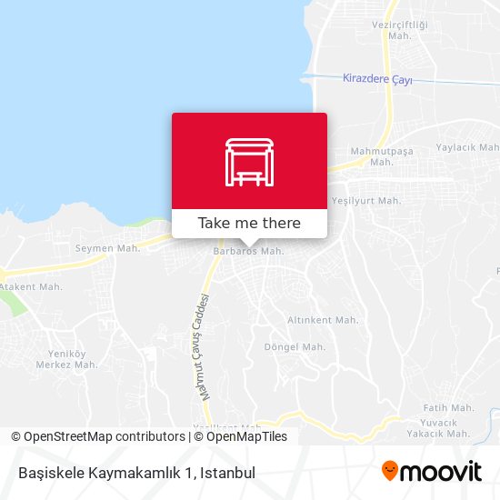 Başiskele Kaymakamlık 1 map
