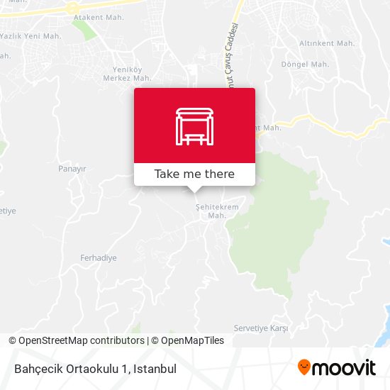 Bahçecik Ortaokulu 1 map