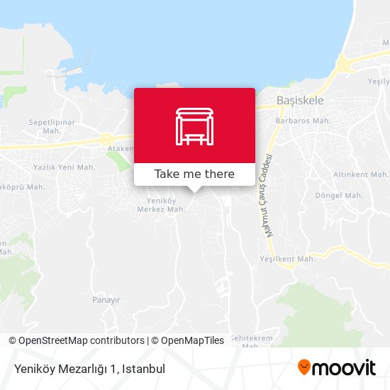 Yeniköy Mezarlığı 1 map