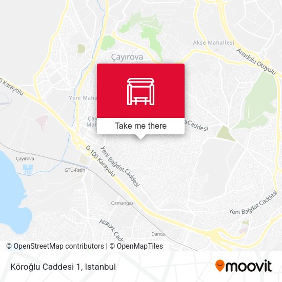 Köroğlu Caddesi 1 map