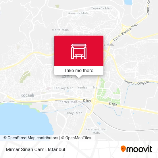 Mimar Sinan Cami map