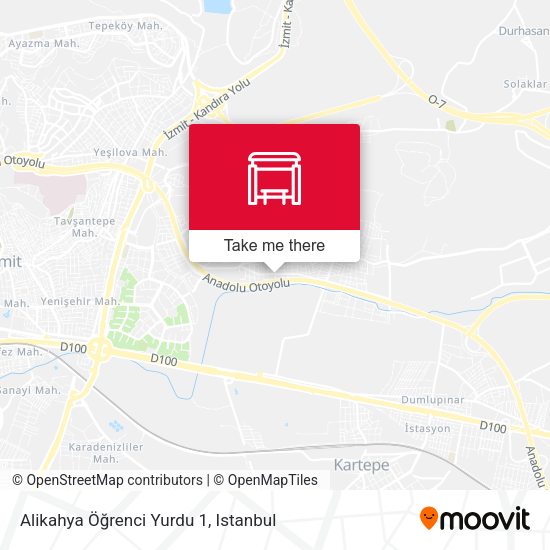 Alikahya Öğrenci Yurdu 1 map
