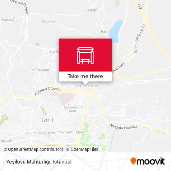 Yeşilova Muhtarlığı map