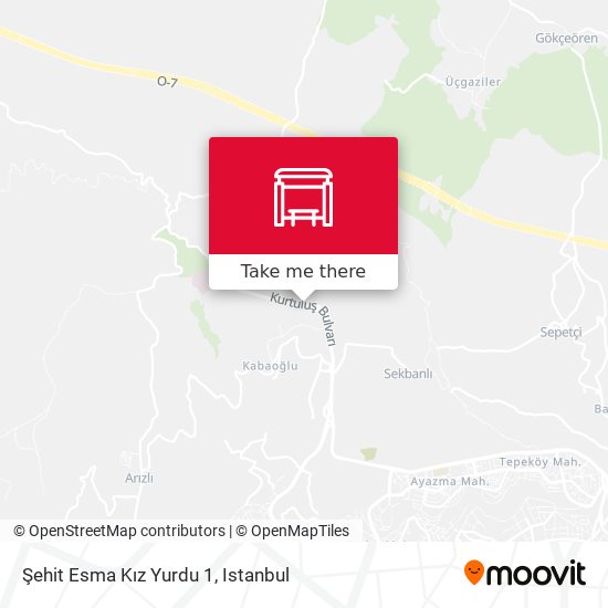 Şehit Esma Kız Yurdu 1 map