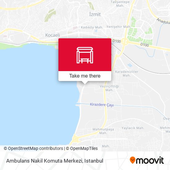 Ambulans Nakil Komuta Merkezi map