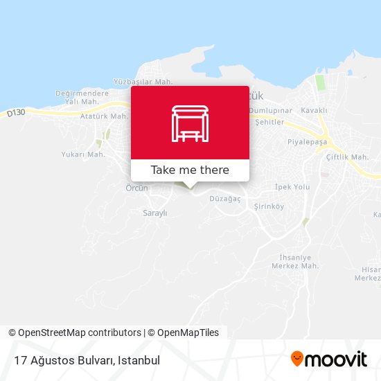 17 Ağustos Bulvarı map