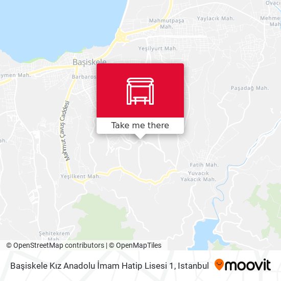 Başiskele Kız Anadolu İmam Hatip Lisesi 1 map