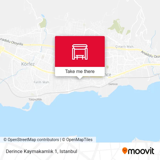 Derince Kaymakamlık 1 map