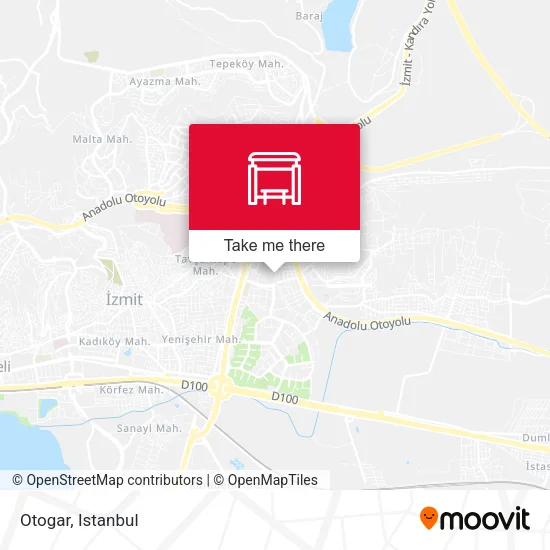 Otogar map
