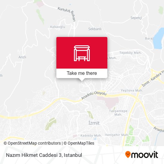 Nazım Hikmet Caddesi 3 map