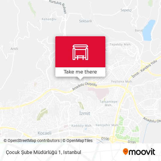 Çocuk Şube Müdürlüğü 1 map