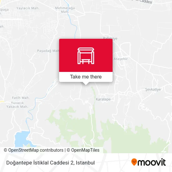 Doğantepe İstiklal Caddesi 2 map