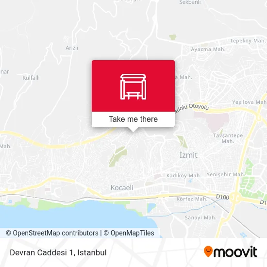 Devran Caddesi 1 map