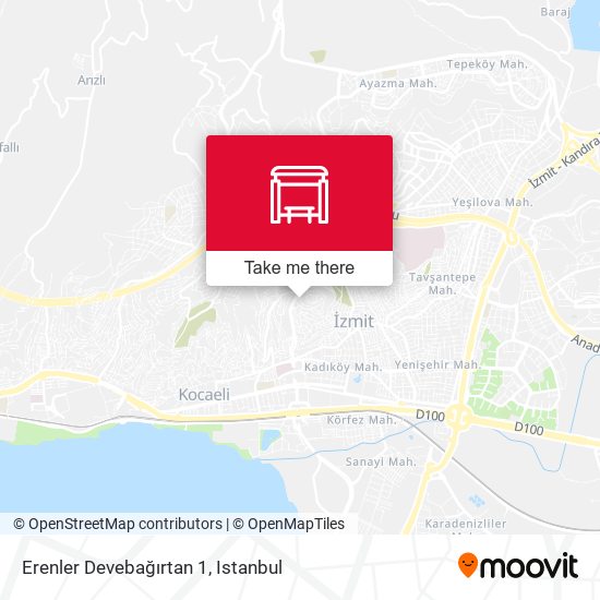 Erenler Devebağırtan 1 map