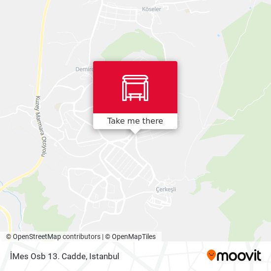 İMes Osb 13. Cadde map