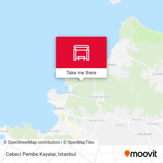 Cebeci Pembe Kayalar map