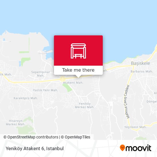 Yeniköy Atakent 6 map